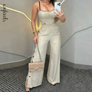 Conjunto Feminino Calça Pantalona e Top Corset Santorini - Essenza