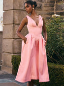 Vestido Midi Serena Feminino - Essenza