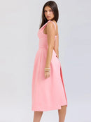 Vestido Midi Serena Feminino - Essenza