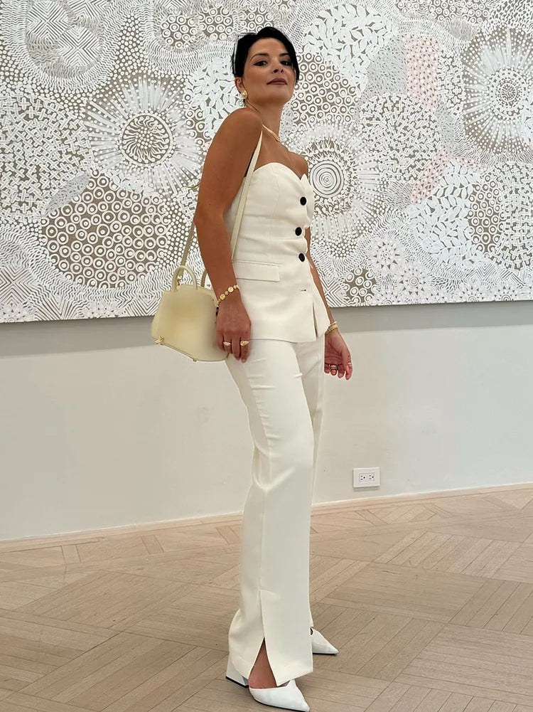 Conjunto Alfaiataria Feminino Rhianna (2 Peças) - Offertaza