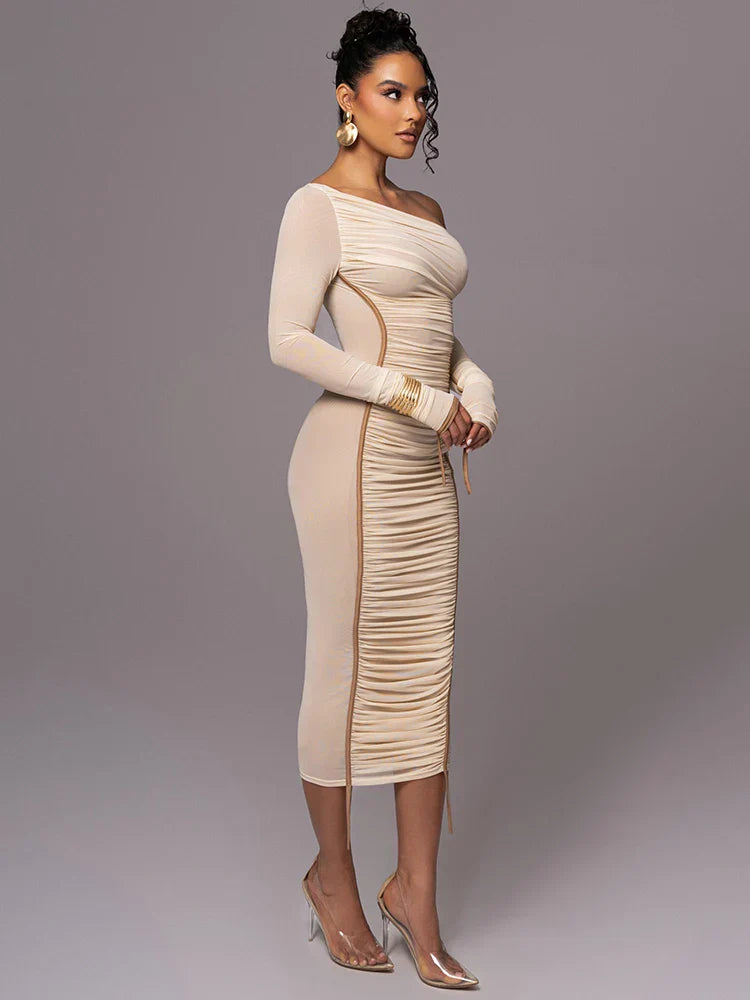 Vestido Midi Elegance Feminino - Essenza
