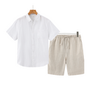 Conjunto de Linho Summer | Short e Camisa - Offertaza