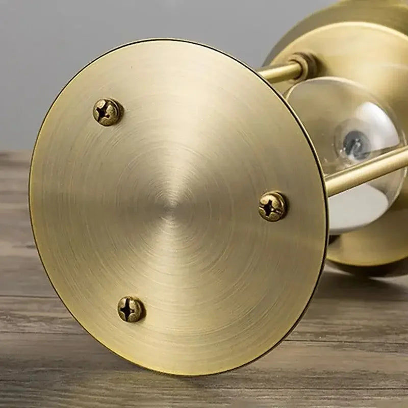 Ampulheta Retrô Europeia em Metal para Decoração de Escritório Offertaza