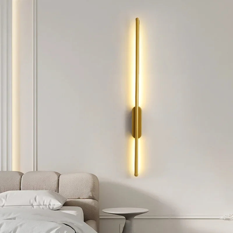 Arandela de Parede em Cobre com LED para Sala e Quarto Offertaza