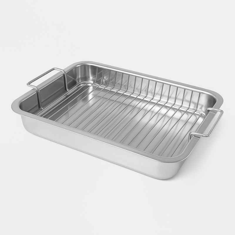 Assadeira a Vapor Premium Inox 2 em 1 – Cozimento Saudável e Suculento
