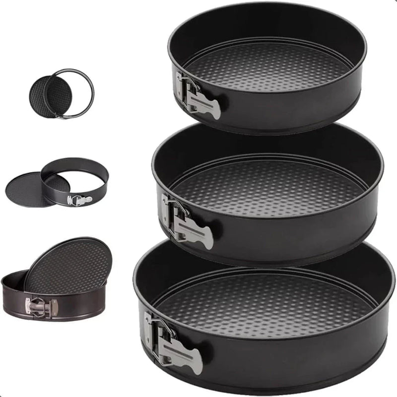 Assadeira Fundo Removível – Kit 3 Peças Antiaderente Premium