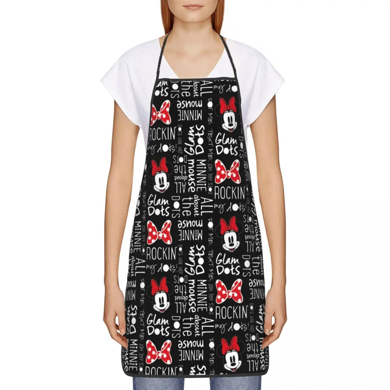 Avental de Cozinha Feminino com Estampa Minnie - Nostalgia e Estilo