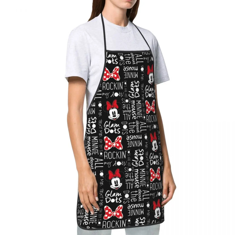 Avental de Cozinha Feminino com Estampa Minnie - Nostalgia e Estilo