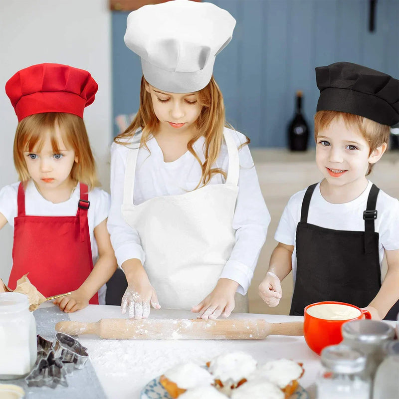 Avental de Cozinha Infantil com Chapéu - Diversão e Memórias