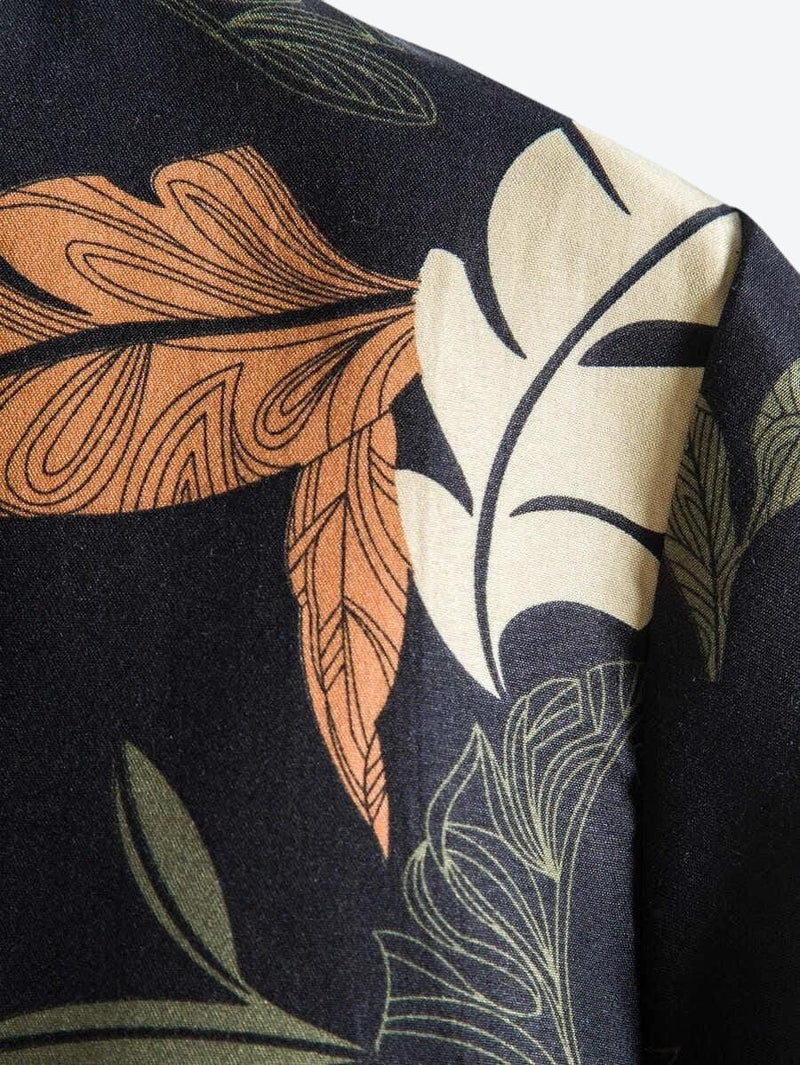 Camisa Manga Curta Flora - Offertaza