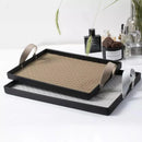 Bandeja Retangular Decorativa com Alça para Banheiro e Sala Offertaza