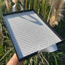 Bandeja Retangular Decorativa com Alça para Banheiro e Sala Offertaza