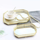 Bandeja Decorativa Retangular com Espelho para Banheiro e Sala Offertaza