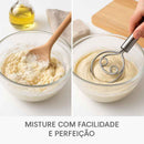 Batedor de Massa Dinamarquês de para Pão e Bolo