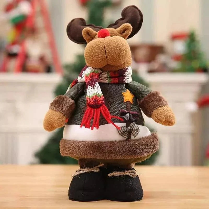 Bonecos de Natal de Pelúcia para Decoração Festiva Offertaza