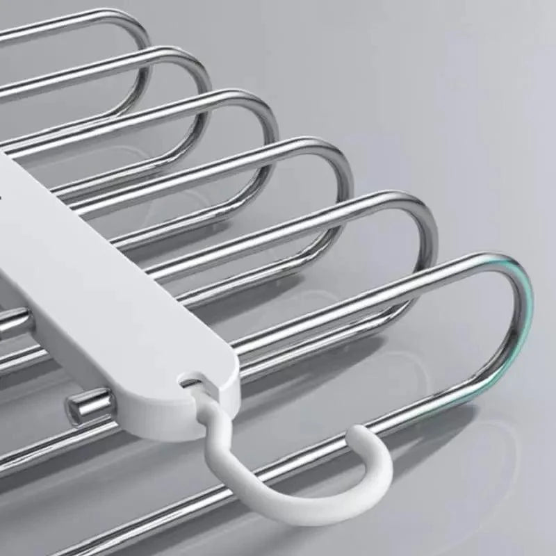 Cabide Organizador de Calças 6 em 1 para Guarda-Roupa Offertaza