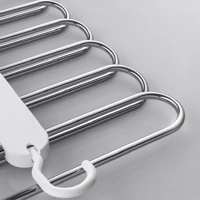 Cabide Organizador de Calças 6 em 1 para Guarda-Roupa Offertaza