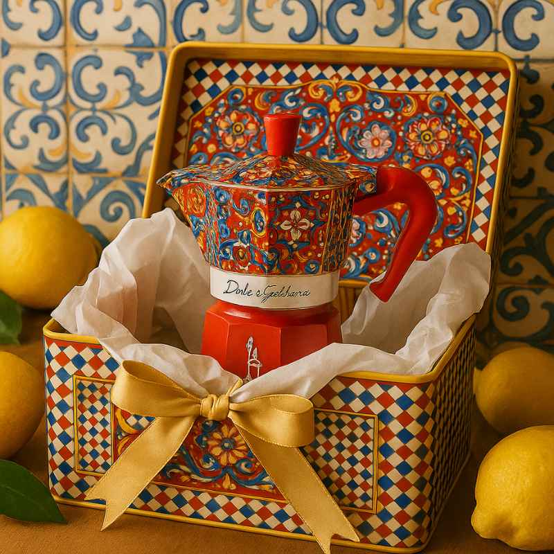 Cafeteira Bialetti Moka Express Dolce&Gabbana 2 Xícaras - Offertaza