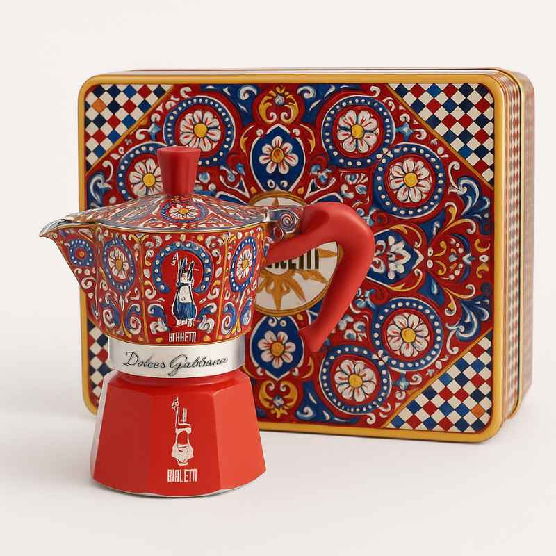 Cafeteira Bialetti Moka Express Dolce&Gabbana 2 Xícaras - Offertaza