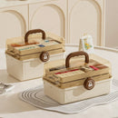 Caixa Organizadora de Maquiagem com Alça e Divisórias Offertaza