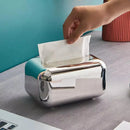 Caixa Porta-Lenço e Papel Cromada para Decoração e Organização Offertaza