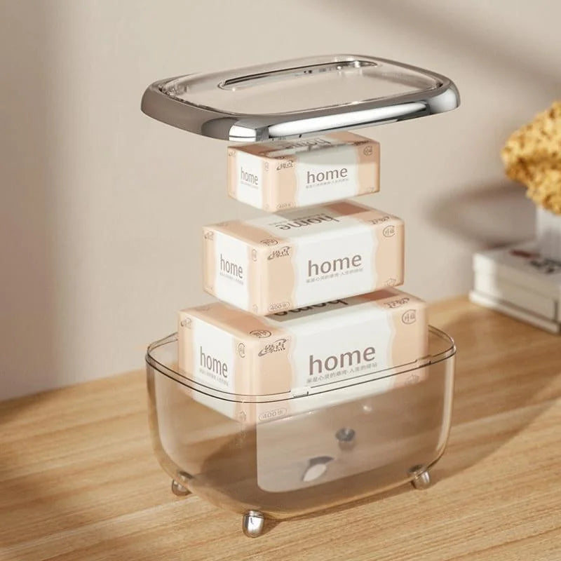 Caixa Porta-Lenços Umedecidos para Organização e Decoração Offertaza