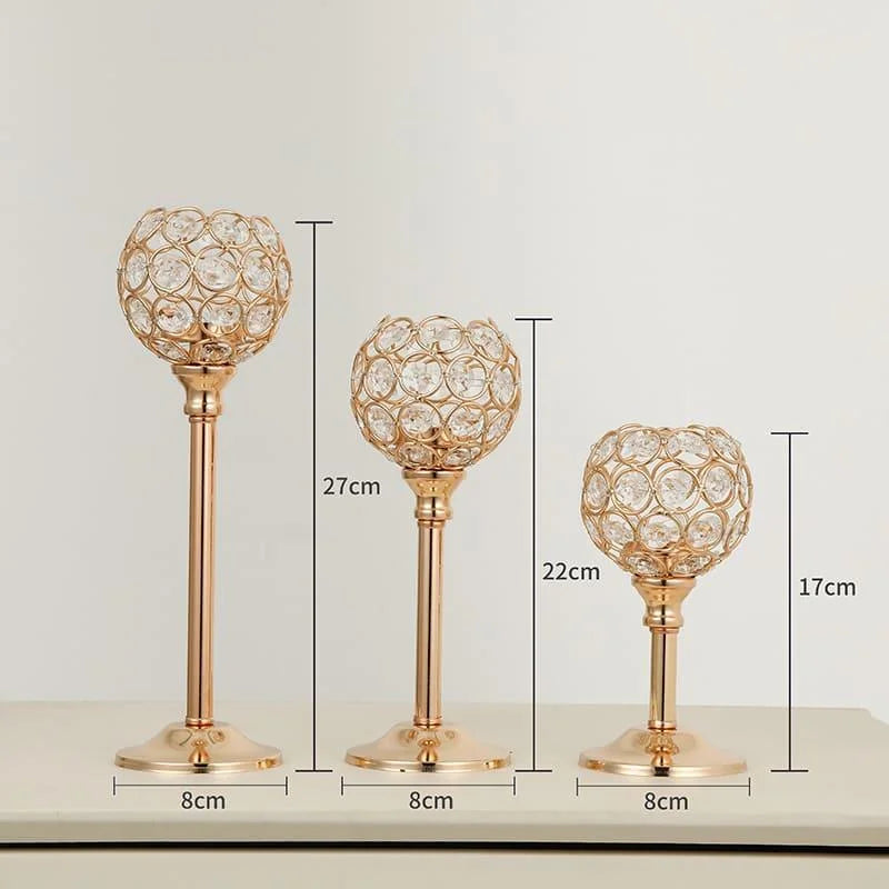 Candelabro Decorativo de Luxo para Velas e Iluminação Elegante Offertaza