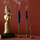 Candelabro Retrô de Metal para Velas e Decoração Clássica Offertaza
