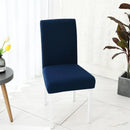 Capa Para Cadeira de Jantar Semi-impermeável Azul Marinho Offertaza