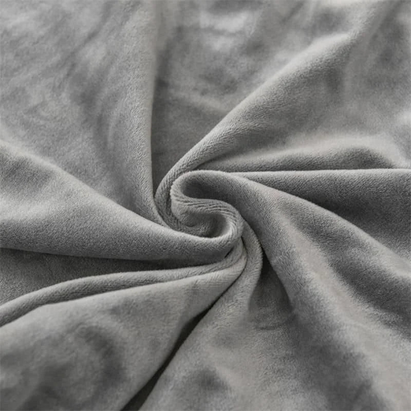 Capa de Cadeira de Jantar Suede Premium Impermeável Cinza Offertaza