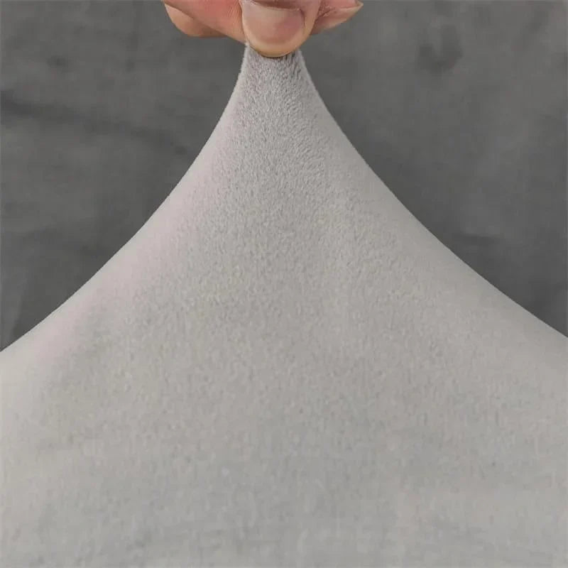 Capa de Cadeira de Jantar Suede Premium Impermeável Cinza Offertaza