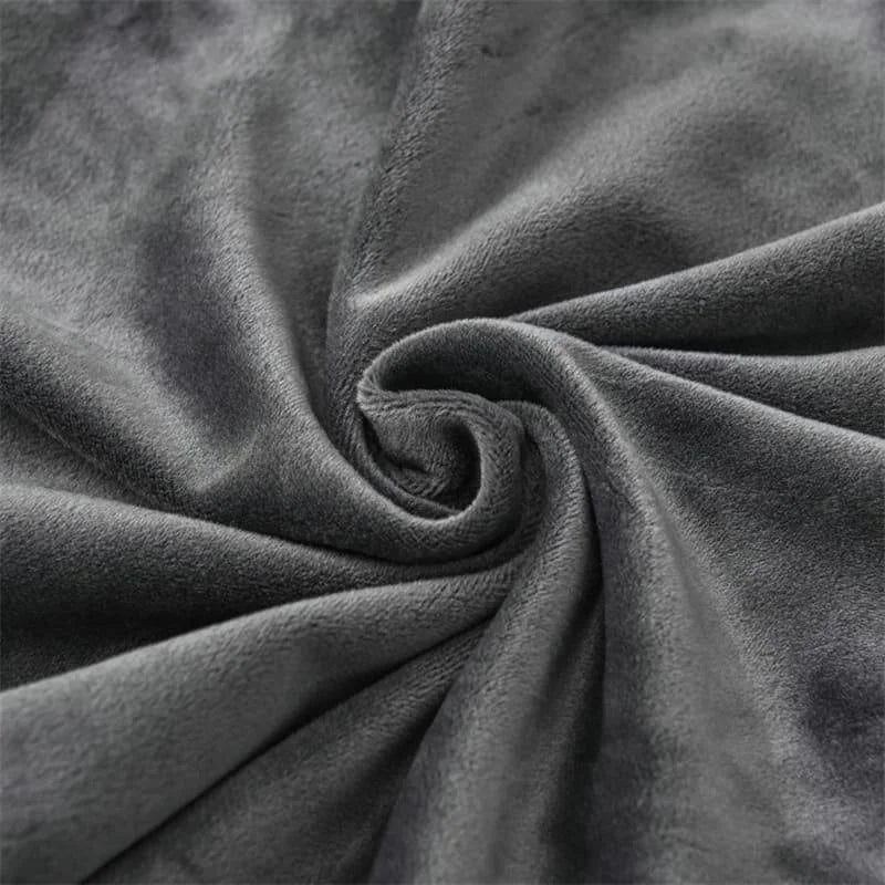 Capa de Cadeira de Jantar Suede Premium Impermeável Cinza Escuro Offertaza