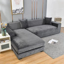 Capa para Sofá Suede Cinza Escuro Impermeável Offertaza