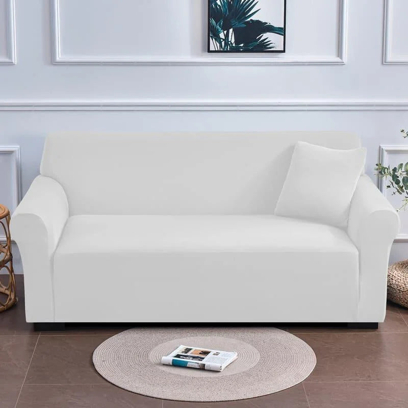 Capa para Sofá Spandex Branco Impermeável para Sala Offertaza
