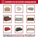 Capa para Sofá Spandex Rosa Impermeável para Sala Offertaza
