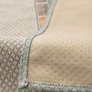 Capa Protetora para Sofá Chenille Antiderrapante Marrom Claro Offertaza