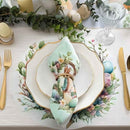 Capa Sousplat Páscoa + Guardanapos - Kit 6 Unidades