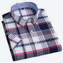 Camisa Social Manga Curta Xadrez - Holanda - Offertaza