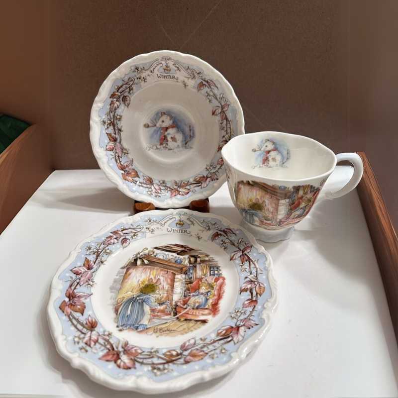 Conjunto de Louça Brambly Hedge 3 Peças – Elegância e Encanto