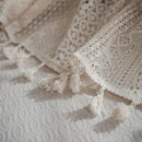 Cortina de Crochê Translúcida para Decoração Offertaza