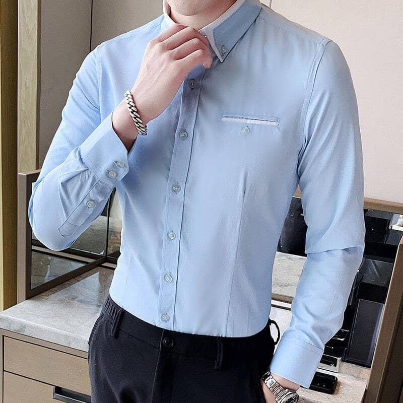 Camisa Social Manga Longa SlimFit - Offertaza