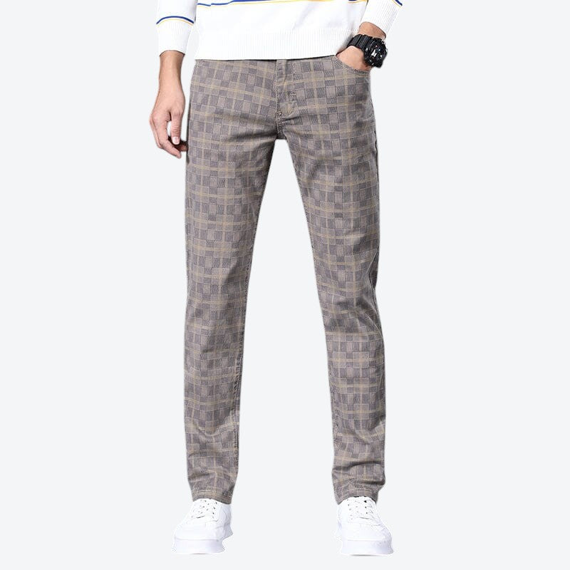 Calça Masculina Casual Xadrez - Offertaza