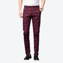 Calça Masculina Casual Xadrez Listrada - Offertaza