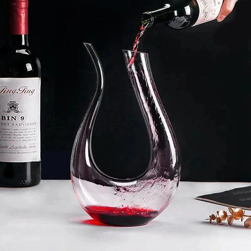 Decanter de Vinho de Vidro em Formato de Cisne 1500ml Offertaza