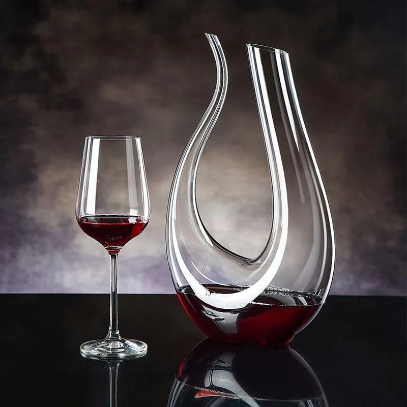 Decanter de Vinho de Vidro em Formato de Cisne 1500ml Offertaza