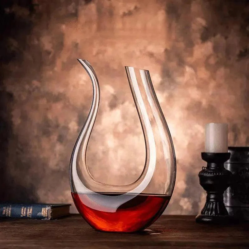 Decanter de Vinho de Vidro em Formato de Cisne 1500ml Offertaza