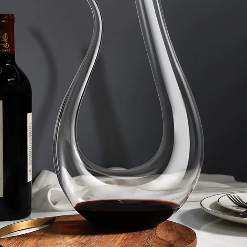 Decanter de Vinho de Vidro em Formato de Cisne 1500ml Offertaza