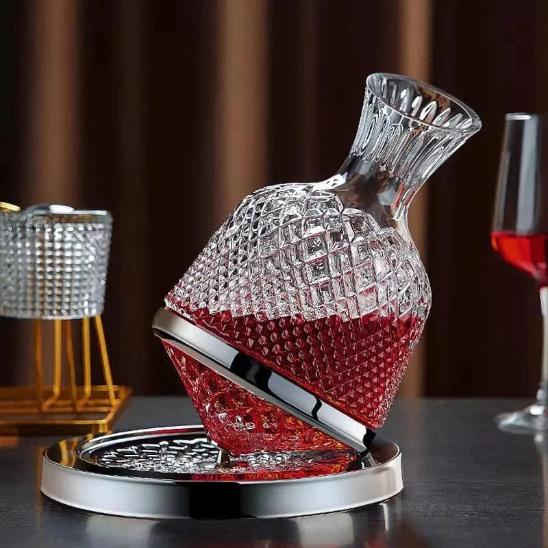 Decanter de Vinho de Vidro Cristal 1500ml para Aeração Offertaza
