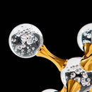 Ornamento de Cristal Molecular para Decoração de Mesa Offertaza