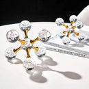 Ornamento de Cristal Molecular para Decoração de Mesa Offertaza